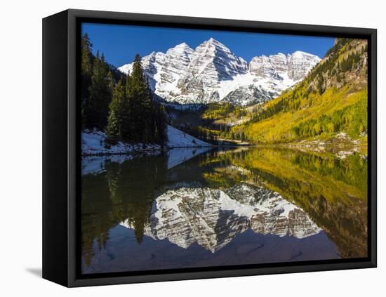 USA, Colorado, Maroon Bells-George Theodore-Framed Premier Image Canvas