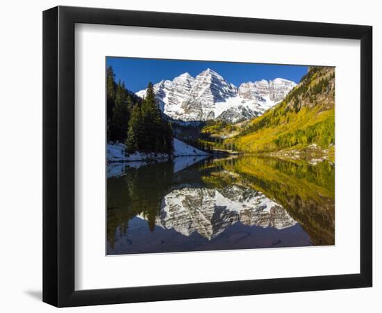 USA, Colorado, Maroon Bells-George Theodore-Framed Photographic Print