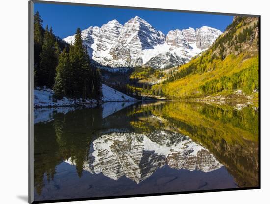 USA, Colorado, Maroon Bells-George Theodore-Mounted Photographic Print