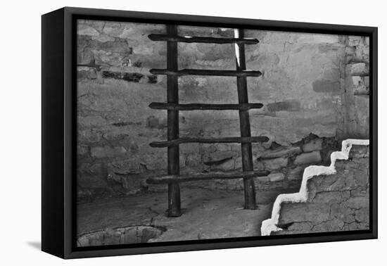 USA, Colorado, Mesa Verde, Long Ladder-John Ford-Framed Premier Image Canvas