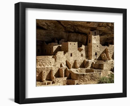 USA, Colorado, Mesa Verde National Park. Cliff Palace ruin-Ann Collins-Framed Photographic Print