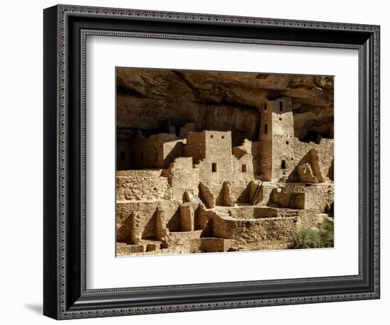 USA, Colorado, Mesa Verde National Park. Cliff Palace ruin-Ann Collins-Framed Photographic Print