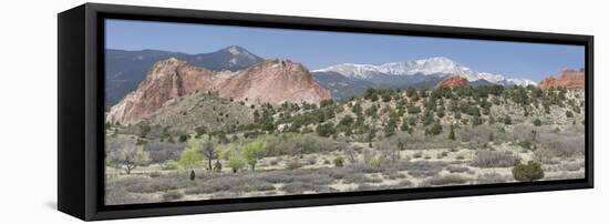 Usa, Colorado, Rockies, Rocky Mountains, Colorado Springs-Christian Heeb-Framed Premier Image Canvas