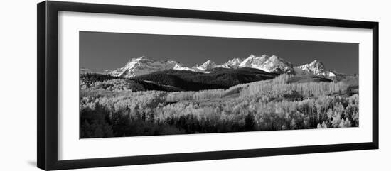 Usa, Colorado, Rocky Mountains, Aspens, Autumn-null-Framed Photographic Print