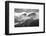 USA, Colorado, San Juan Mountains. Black and white of winter mountain landscape.-Jaynes Gallery-Framed Photographic Print