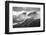 USA, Colorado, San Juan Mountains. Black and white of winter mountain landscape.-Jaynes Gallery-Framed Photographic Print