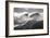 USA, Colorado, San Juan Mountains. Black and white of winter mountain landscape.-Jaynes Gallery-Framed Photographic Print