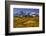 USA, Colorado, San Juan Mountains. Mountain and valley landscape in autumn.-Jaynes Gallery-Framed Photographic Print