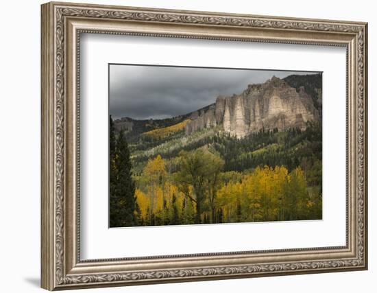 USA, Colorado, San Juan Mountains. Storm Clouds over Mountain-Don Grall-Framed Photographic Print