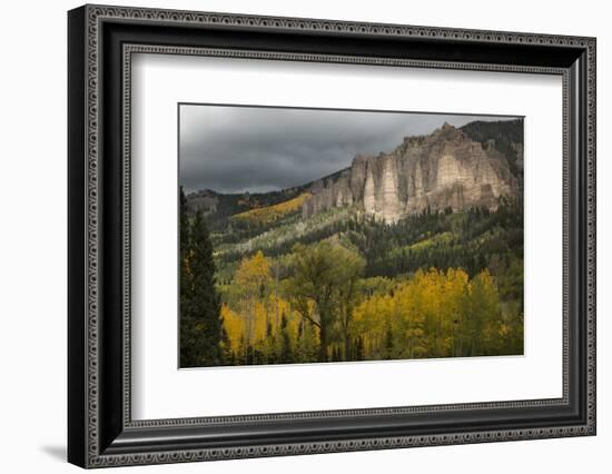 USA, Colorado, San Juan Mountains. Storm Clouds over Mountain-Don Grall-Framed Photographic Print