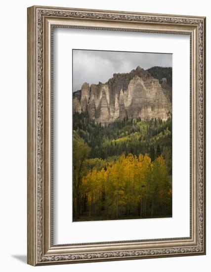 USA, Colorado, San Juan Mountains. Storm Clouds over Mountain-Don Grall-Framed Photographic Print