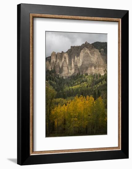 USA, Colorado, San Juan Mountains. Storm Clouds over Mountain-Don Grall-Framed Photographic Print