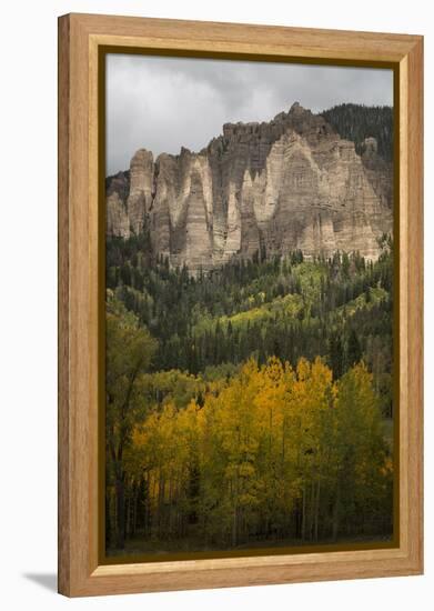 USA, Colorado, San Juan Mountains. Storm Clouds over Mountain-Don Grall-Framed Premier Image Canvas