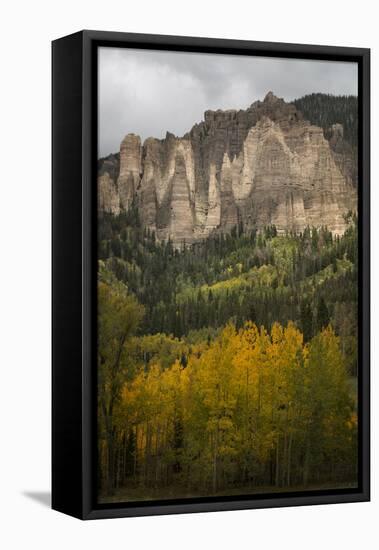 USA, Colorado, San Juan Mountains. Storm Clouds over Mountain-Don Grall-Framed Premier Image Canvas