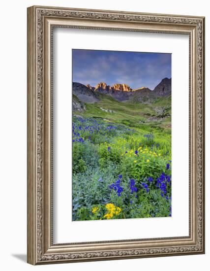 USA, Colorado. Sunrise in American Basin in the San Juan Mountains.-Dennis Flaherty-Framed Photographic Print