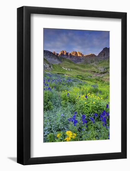 USA, Colorado. Sunrise in American Basin in the San Juan Mountains.-Dennis Flaherty-Framed Photographic Print