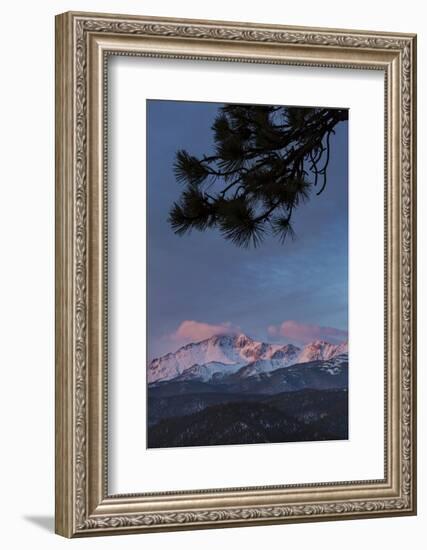 USA, Colorado. Sunrise on Pikes Peak-Don Grall-Framed Photographic Print