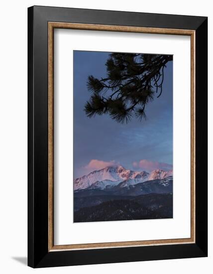 USA, Colorado. Sunrise on Pikes Peak-Don Grall-Framed Photographic Print