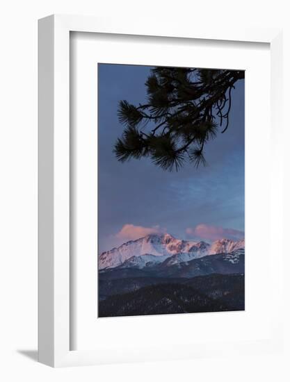 USA, Colorado. Sunrise on Pikes Peak-Don Grall-Framed Photographic Print