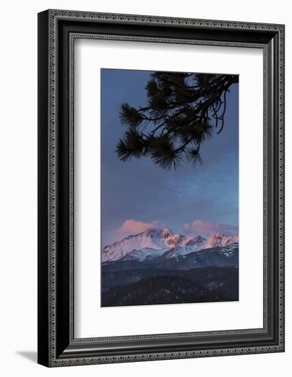 USA, Colorado. Sunrise on Pikes Peak-Don Grall-Framed Photographic Print