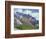 USA, Colorado, Uncompahgre National Forest, Fall Snow on Ophir Needles Above Aspen and Conifers-John Barger-Framed Photographic Print