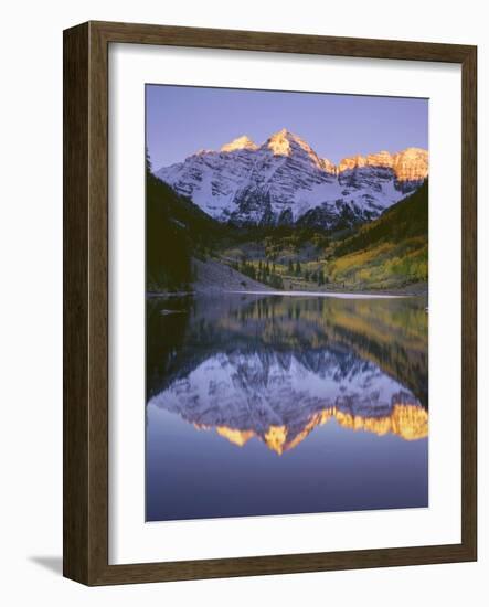 USA, Colorado, White River National Forest, Maroon Bells Snowmass Wilderness-John Barger-Framed Photographic Print