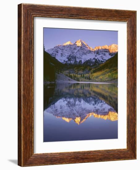 USA, Colorado, White River National Forest, Maroon Bells Snowmass Wilderness-John Barger-Framed Photographic Print