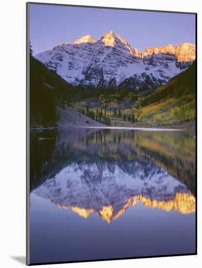 USA, Colorado, White River National Forest, Maroon Bells Snowmass Wilderness-John Barger-Mounted Photographic Print