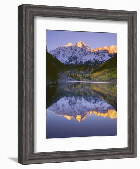 USA, Colorado, White River National Forest, Maroon Bells Snowmass Wilderness-John Barger-Framed Photographic Print