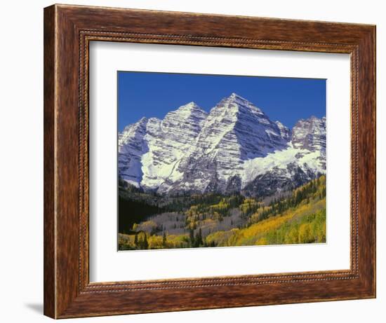 USA, Colorado, White River National Forest, Maroon Bells Snowmass Wilderness-John Barger-Framed Photographic Print