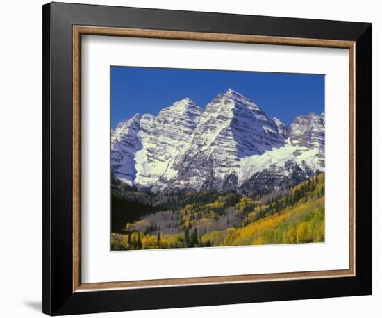 USA, Colorado, White River National Forest, Maroon Bells Snowmass Wilderness-John Barger-Framed Photographic Print