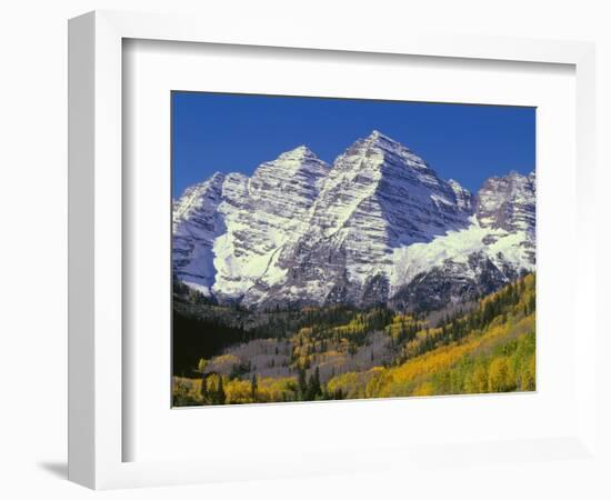 USA, Colorado, White River National Forest, Maroon Bells Snowmass Wilderness-John Barger-Framed Photographic Print