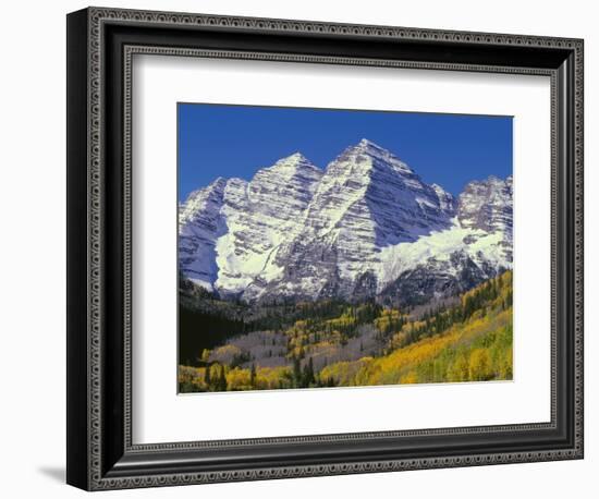 USA, Colorado, White River National Forest, Maroon Bells Snowmass Wilderness-John Barger-Framed Photographic Print