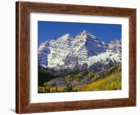 USA, Colorado, White River National Forest, Maroon Bells Snowmass Wilderness-John Barger-Framed Photographic Print