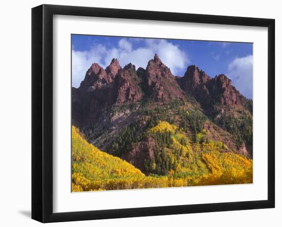 USA, Colorado, White River National Forest, Maroon Bells Snowmass Wilderness-John Barger-Framed Photographic Print