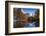 USA, Connecticut, Hartford, Bushnell Park, reflection of office buildings and Travelers Tower-Walter Bibikow-Framed Photographic Print