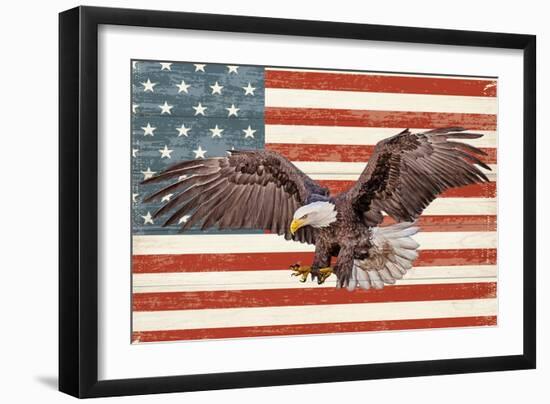 USA Eagle-Kimberly Allen-Framed Art Print