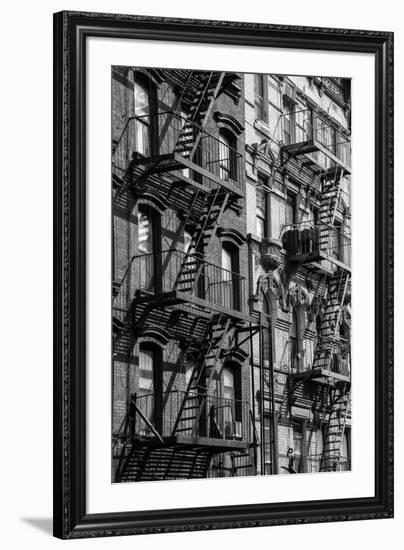 USA, East Coast, New York, Manhattan, New York , Lower Eastside building-Christian Heeb-Framed Photographic Print