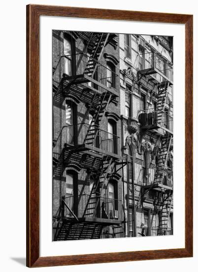USA, East Coast, New York, Manhattan, New York , Lower Eastside building-Christian Heeb-Framed Photographic Print