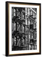 USA, East Coast, New York, Manhattan, New York , Lower Eastside building-Christian Heeb-Framed Photographic Print