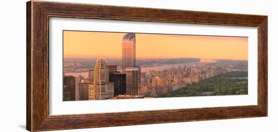 Usa, East Coast, New York, Manhattan, View from Top of the Rock-Christian Heeb-Framed Photographic Print