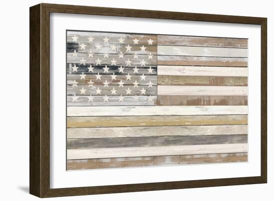 USA Flag 2, 2023-Parker Ross-Framed Premium Giclee Print