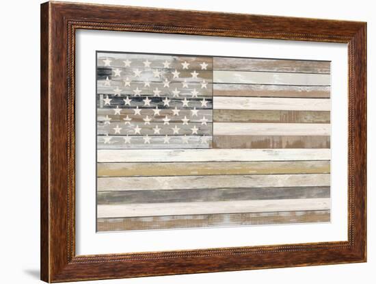 USA Flag 2, 2023-Parker Ross-Framed Premium Giclee Print