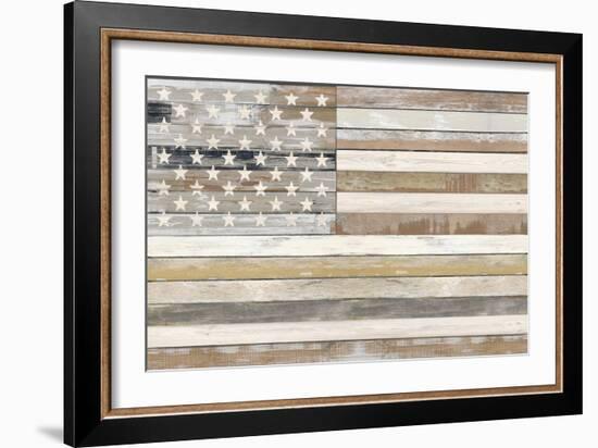 USA Flag 2, 2023-Parker Ross-Framed Premium Giclee Print