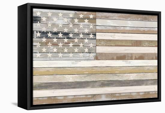 USA Flag 2, 2023-Parker Ross-Framed Stretched Canvas