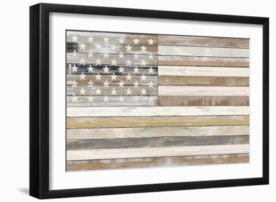 USA Flag 2, 2023-Parker Ross-Framed Art Print