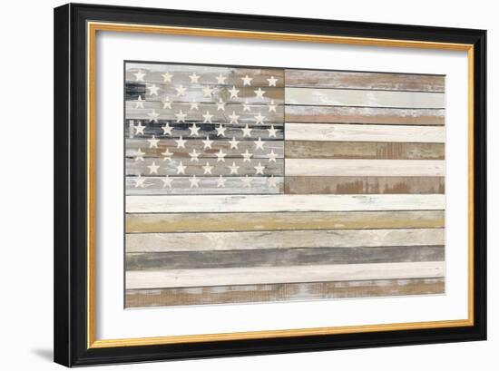 USA Flag 2, 2023-Parker Ross-Framed Art Print