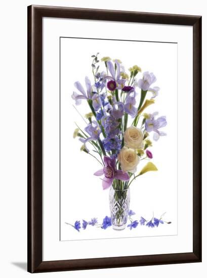 Usa, Florida, Celebration, A Vase of Blooming Flowers-Hollice Looney-Framed Photographic Print