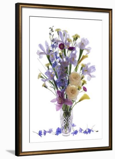 Usa, Florida, Celebration, A Vase of Blooming Flowers-Hollice Looney-Framed Photographic Print