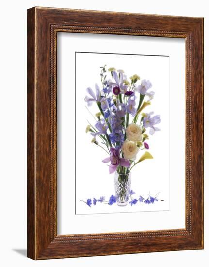 Usa, Florida, Celebration, A Vase of Blooming Flowers-Hollice Looney-Framed Photographic Print